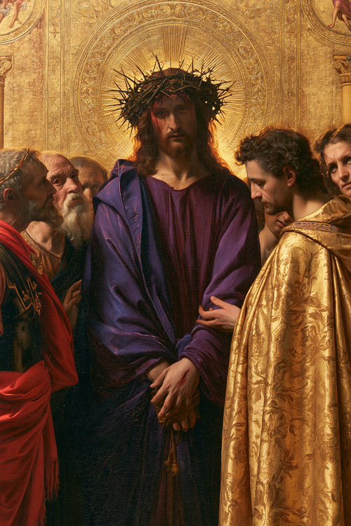 Ecce Homo - Pyhä kultainen · Muotokuva n° 15 - Kristillinen taide