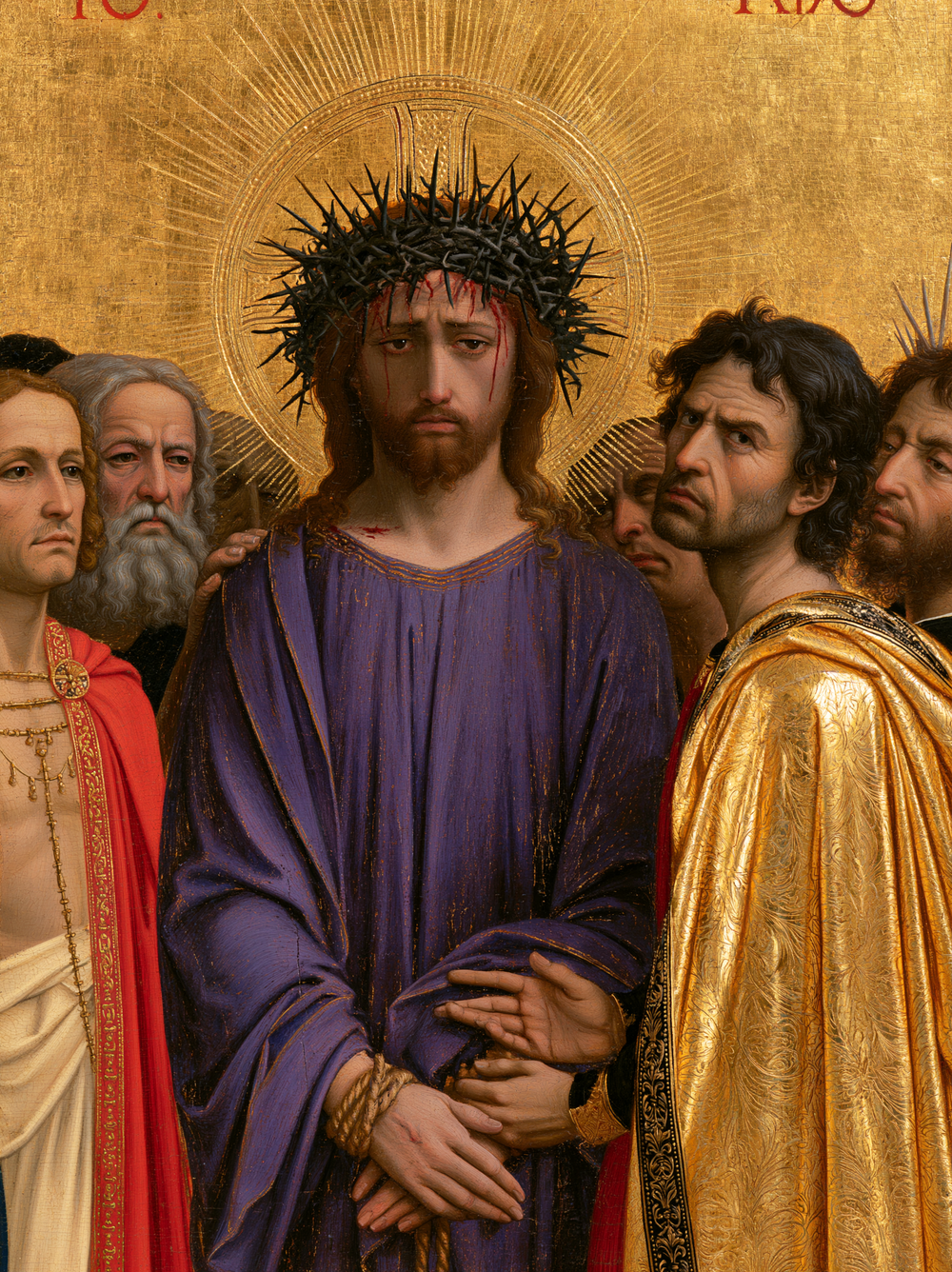 Ecce Homo - Pyhä kultainen · Muotokuva n° 17 - Kristillinen taide