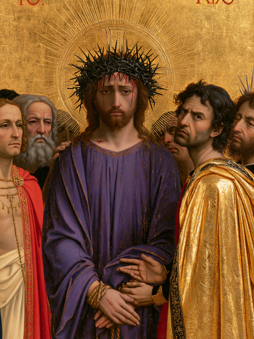 Ecce Homo - Pyhä kultainen · Muotokuva n° 17 - Kristillinen taide