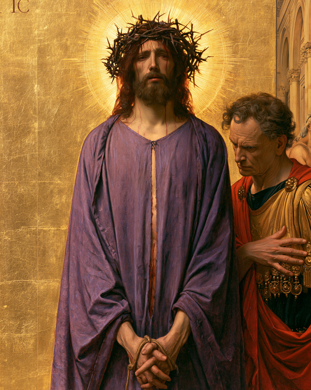 Ecce Homo - Pyhä kultainen · Muotokuva n° 20 - Kristillinen taide