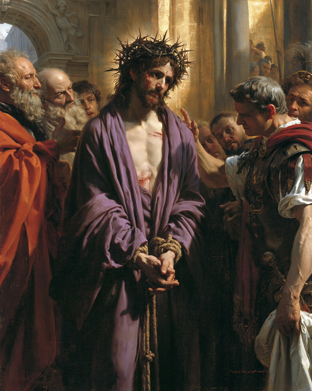 Ecce Homo - Pyhä kultainen · Muotokuva n° 21 - Kristillinen taide