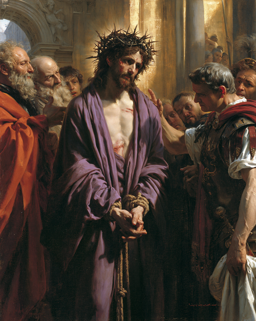Ecce Homo - Pyhä kultainen · Muotokuva n° 21 - Kristillinen taide