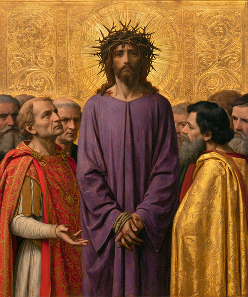 Ecce Homo - Pyhä kultainen · Muotokuva n° 24 - Kristillinen taide
