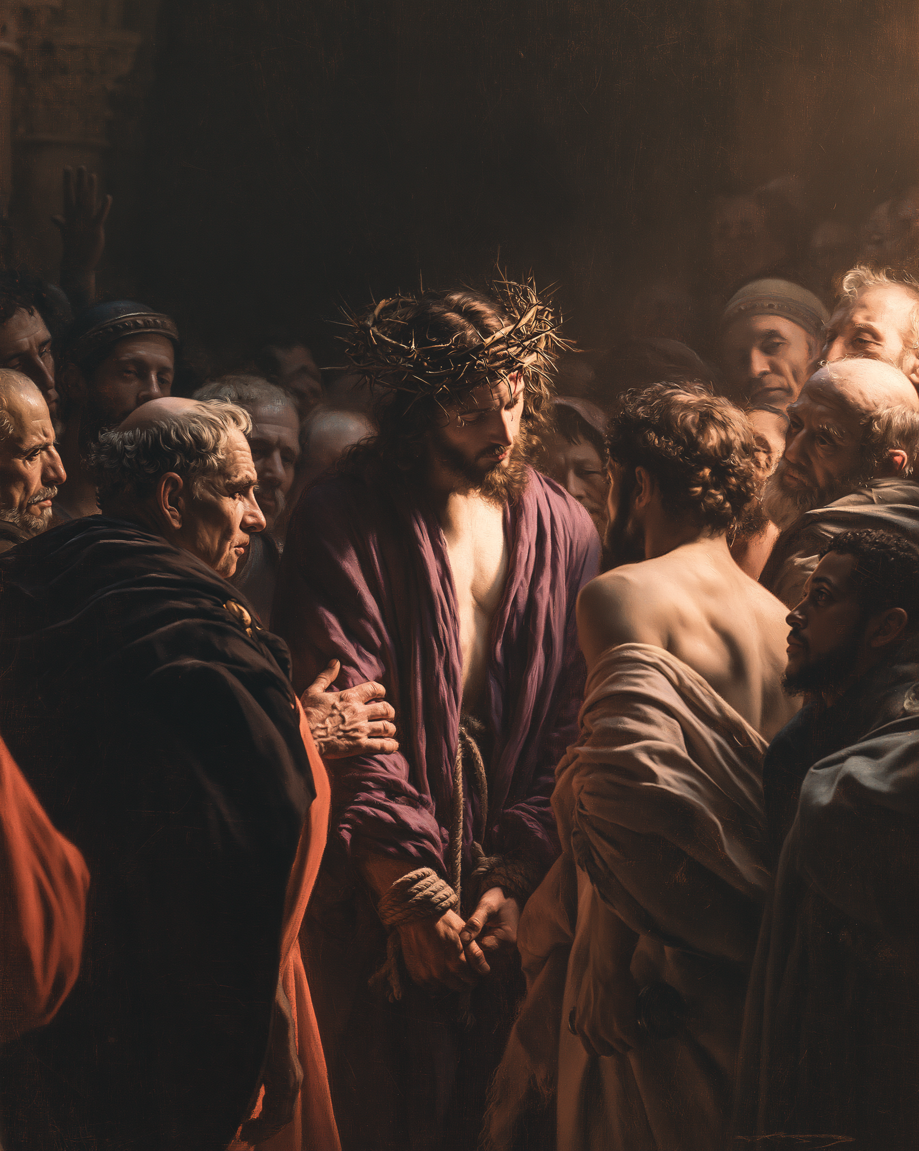 Ecce Homo - Sacred silence · Portrait n° 20 — aperçu de la finition sélectionnée