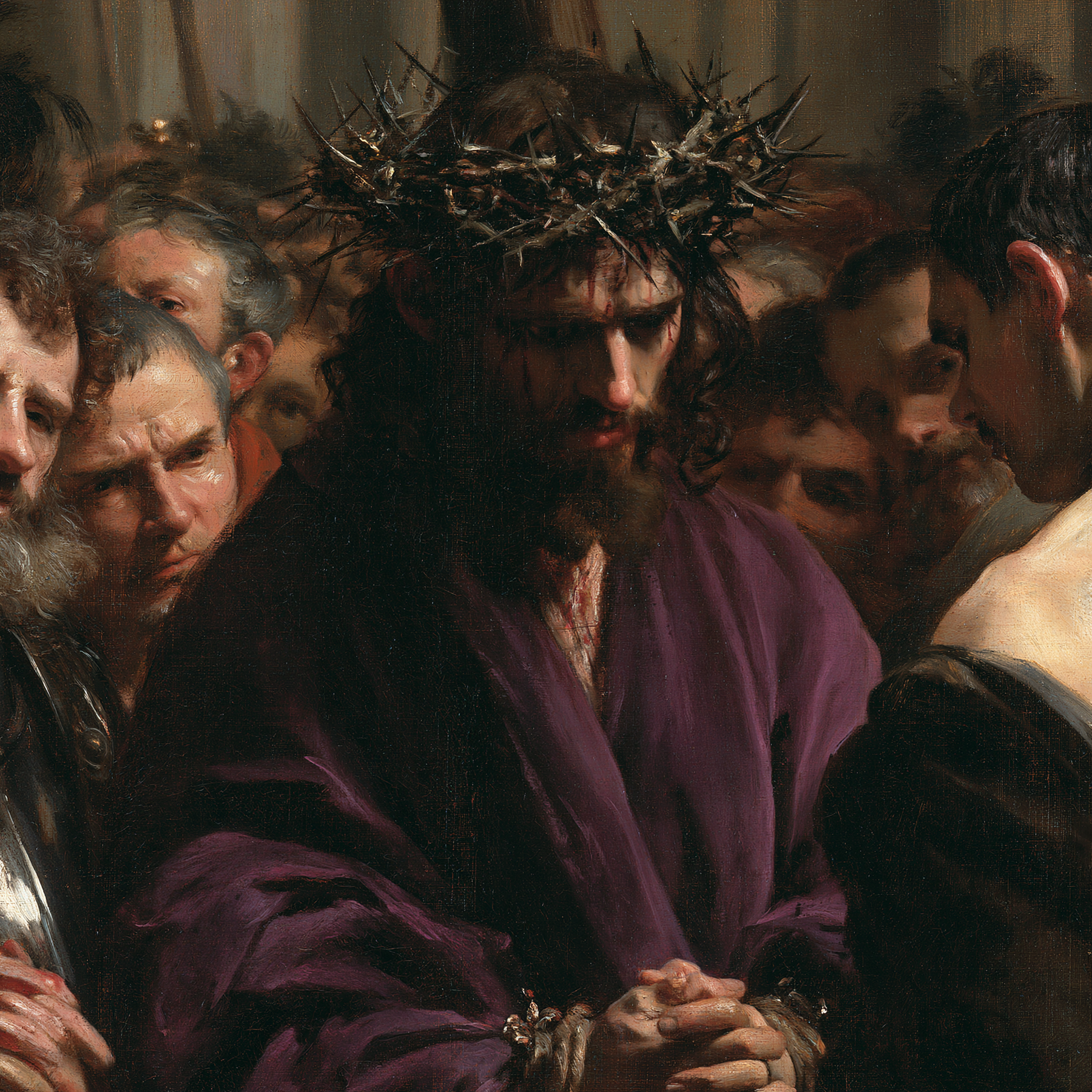 Ecce Homo - Psychological close-up view · Square n° 4