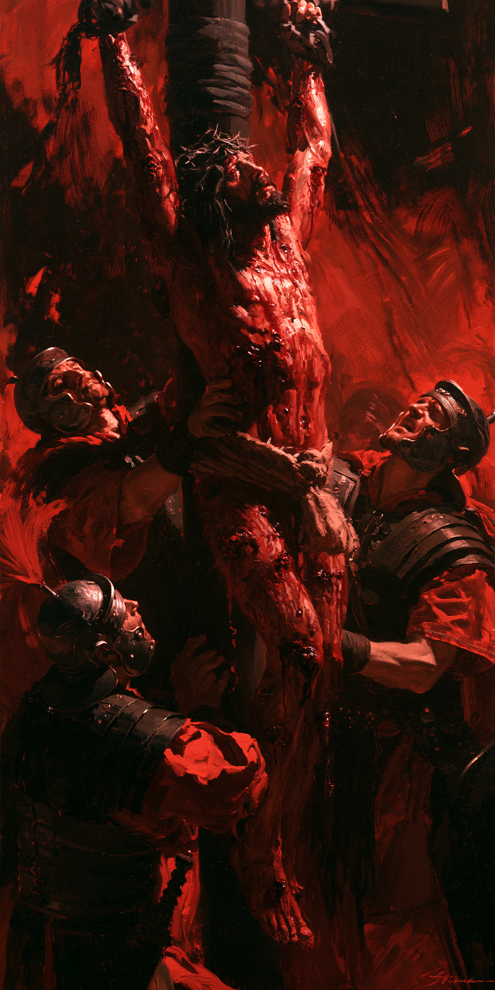 The Flagellation of Christ - Expressionist · Portrait n° 2 - Kristillinen taide