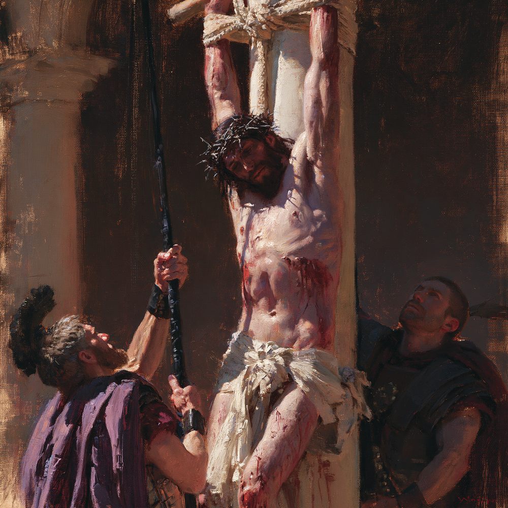 The Flagellation of Christ - Impressionist · Carré n° 2 - Kristillinen taide