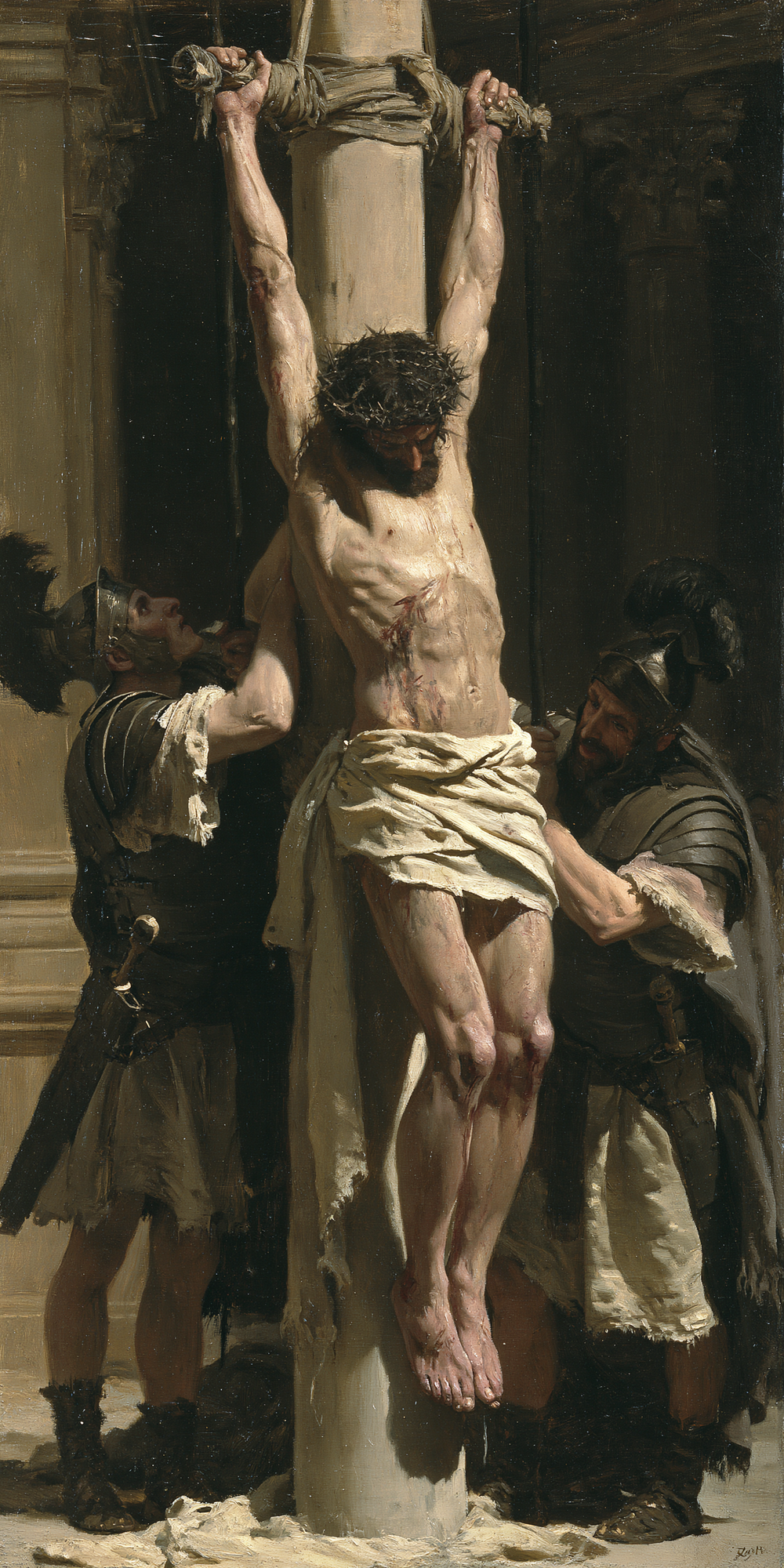 The Flagellation of Christ - Impressionist · Portrait n° 2 - Kristillinen taide