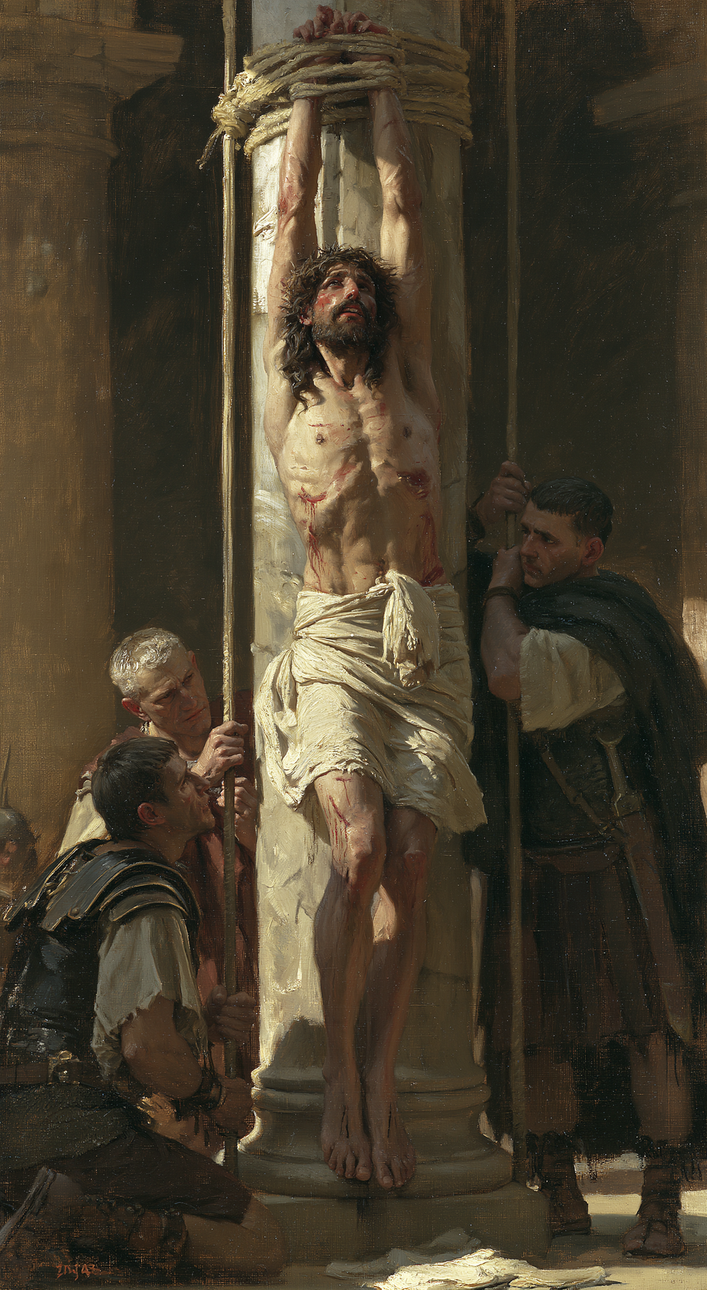 The Flagellation of Christ - Impressionist · Muotokuva n° 4 - Kristillinen taide
