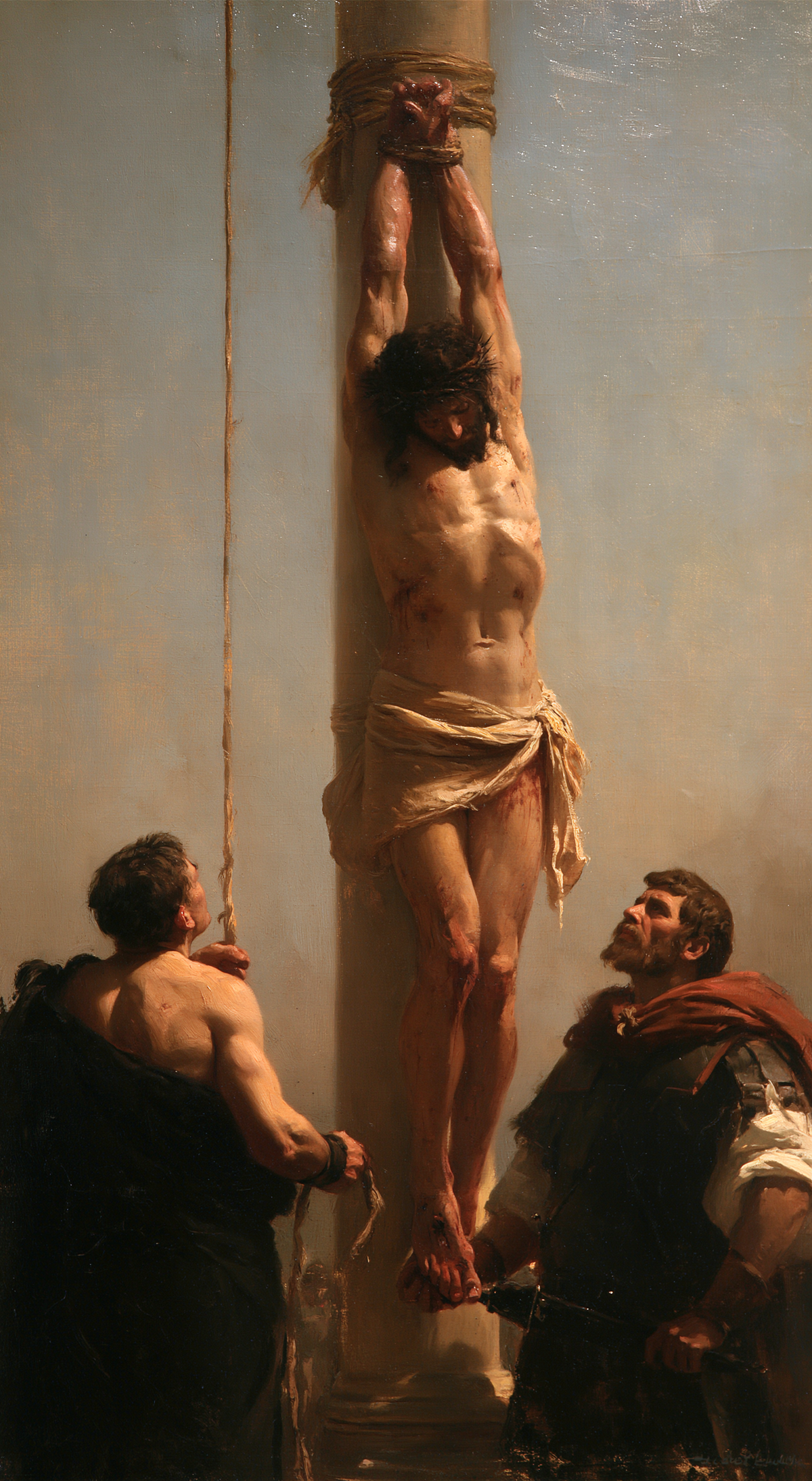 The Flagellation of Christ - Impressionist · Muotokuva n° 5 - Kristillinen taide