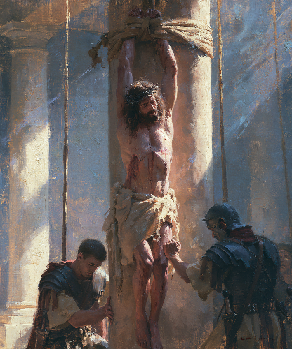 The Flagellation of Christ - Impressionist · Muotokuva n° 15 - Kristillinen taide