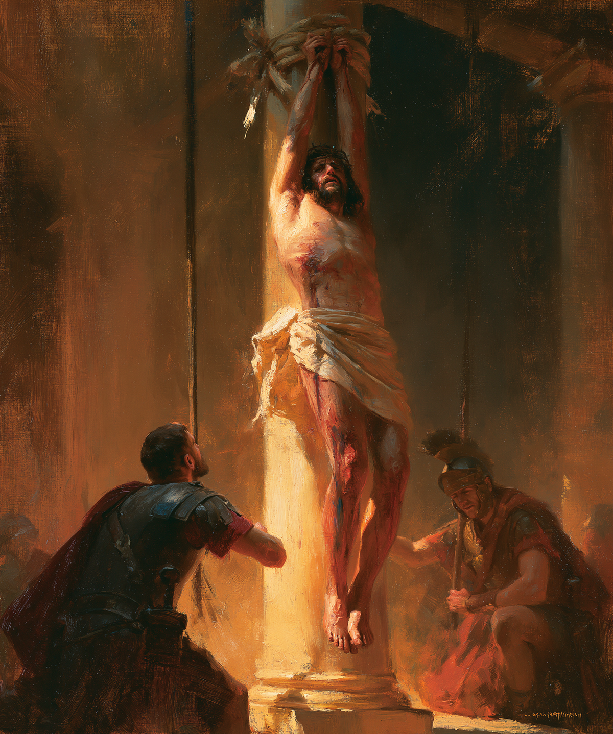 The Flagellation of Christ - Impressionist · Muotokuva n° 17 - Kristillinen taide