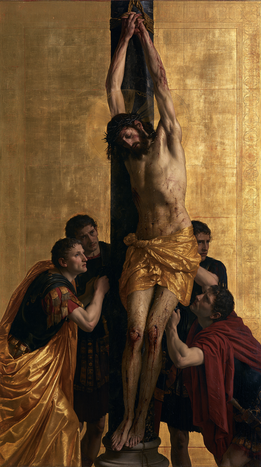 The Flagellation of Christ - Sacred Golden · Muotokuva n° 3 - Kristillinen taide