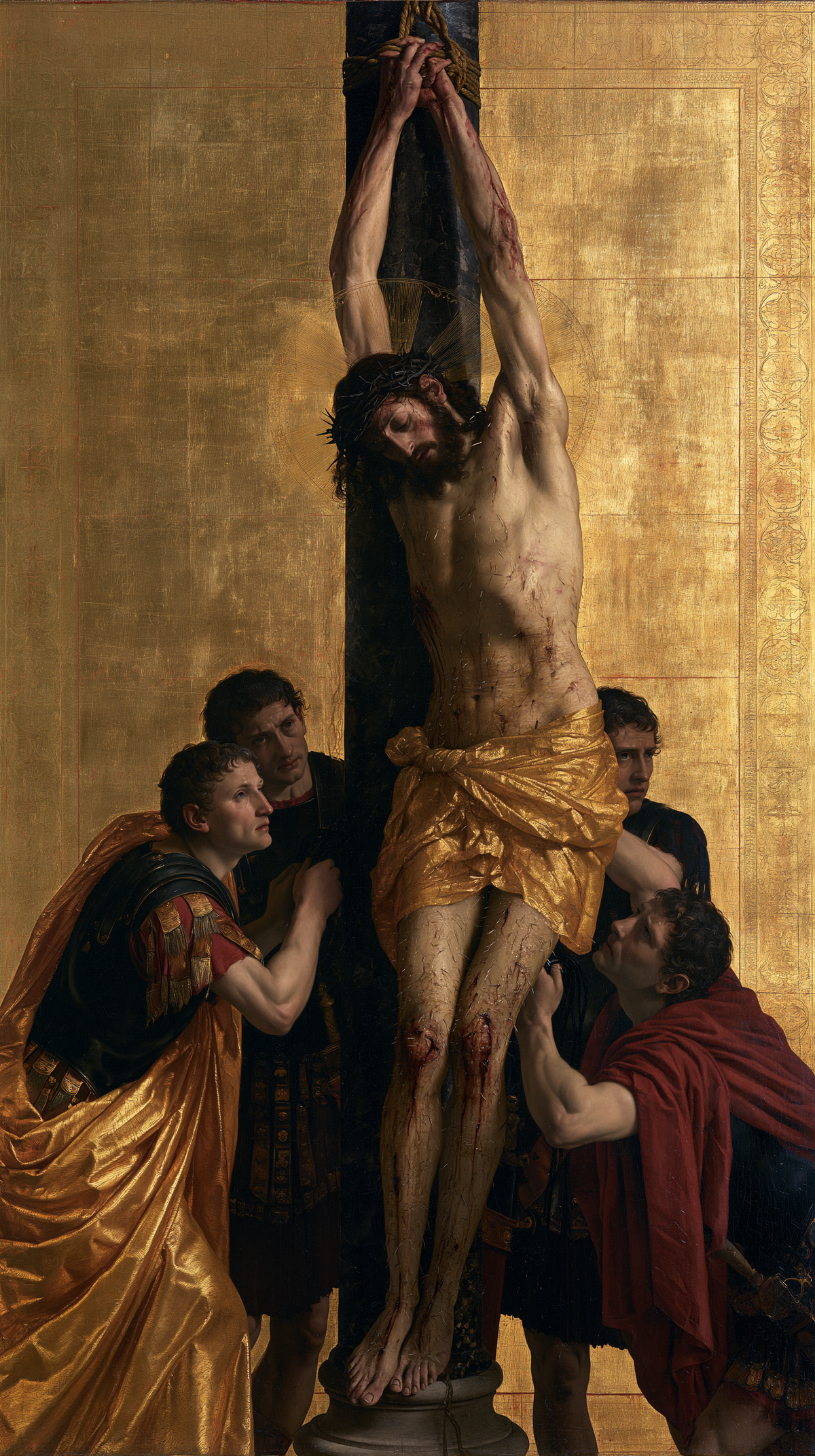 The Flagellation of Christ - Sacred Golden · Muotokuva n° 3 - Kristillinen taide