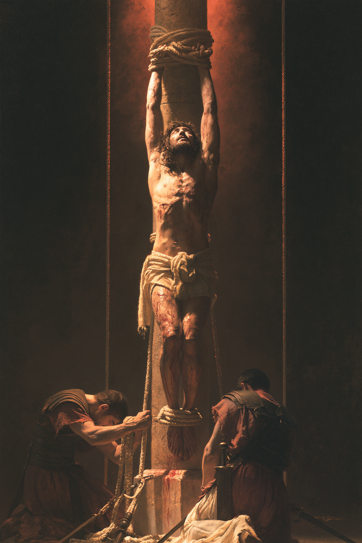 The Flagellation of Christ - Central-symboli · Muotokuva n° 3
