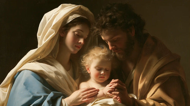 The Holy Family - Close Devotional Portrait · Landscape n° 8