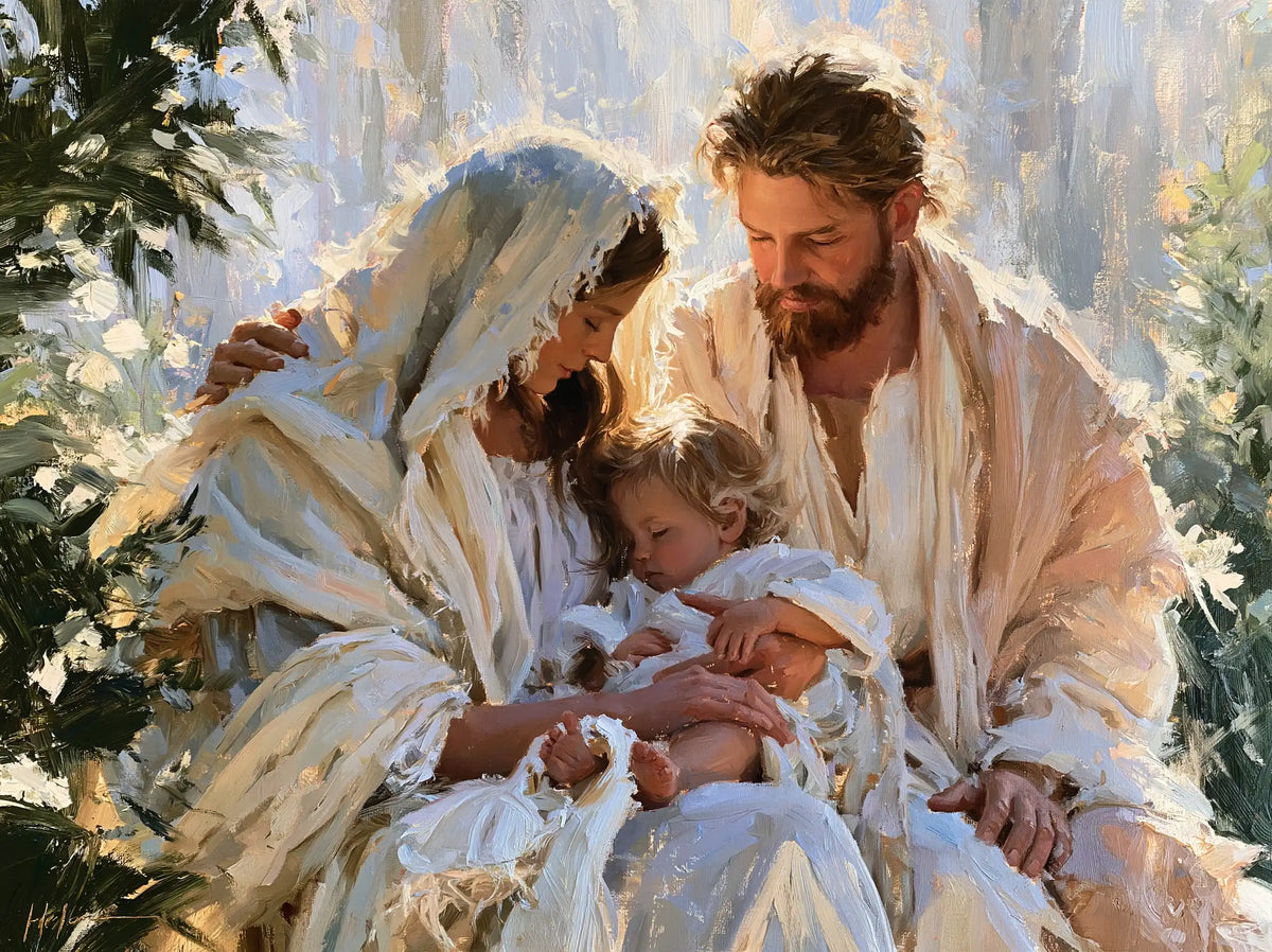 The Holy Family — The Sheltering Arm in the Garden