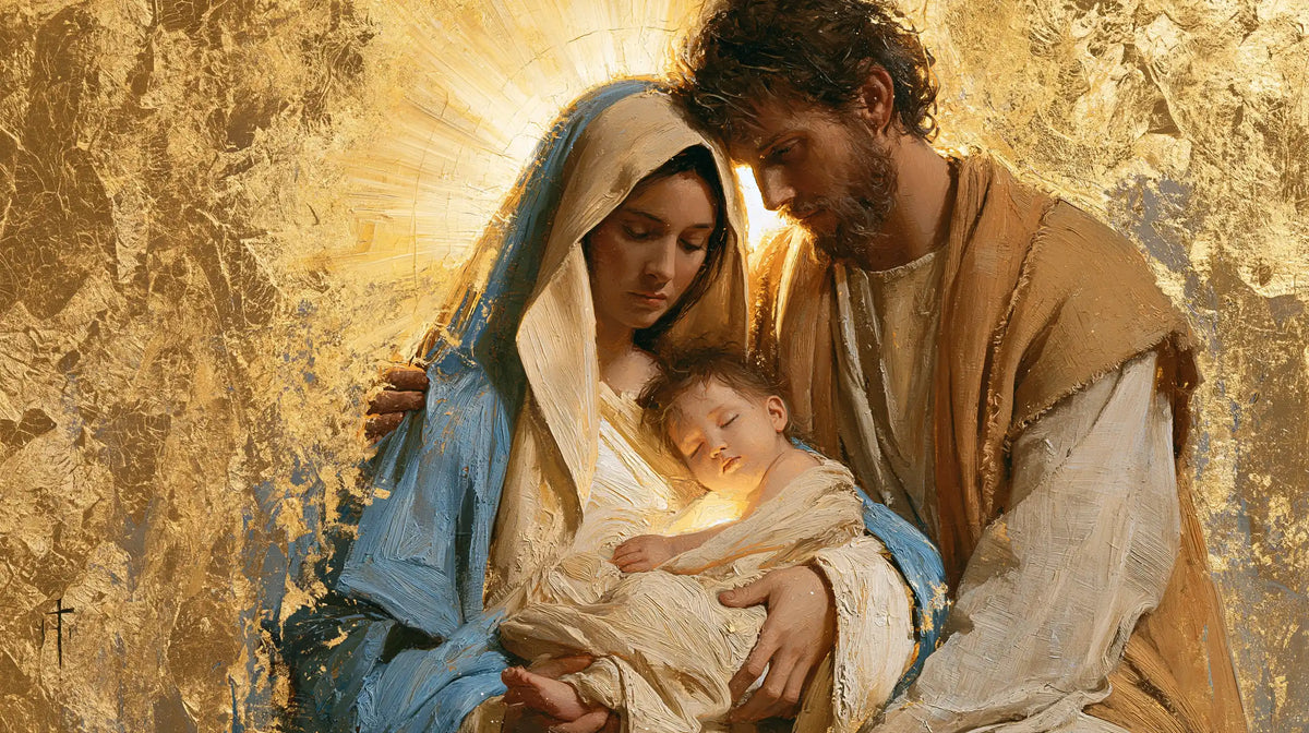 The Holy Family — The Little Peace in the Blue Mantle