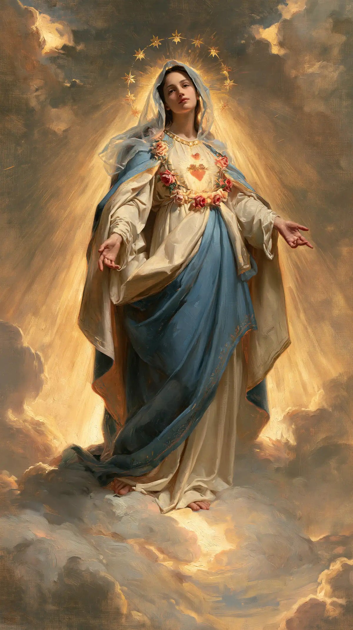 The Immaculate Heart of Mary — Stars in the Golden Opening