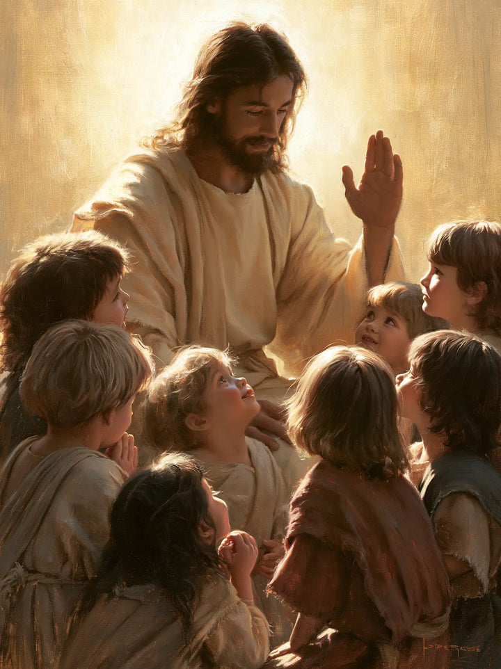 Jesus and the Children — The Gesture above the Ring