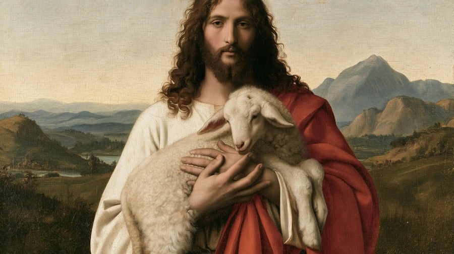 Jesus and the Lamb - Florentine Renaissance · Landscape n° 10