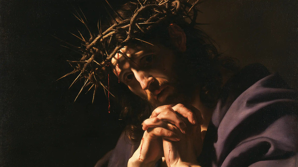 Jesus Crowned with Thorns — The Brow Inclined toward the Fingers