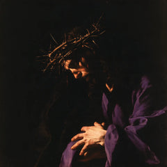 Jesus Crowned with Thorns — The Silent Folding of Hands