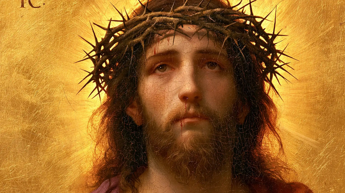 Jesus Crowned with Thorns — The Presence Veiled in Yellow Light
