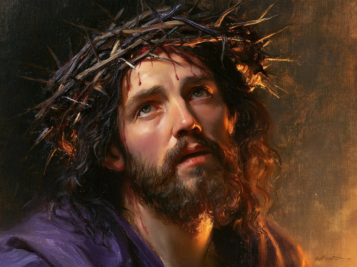 Jesus Crowned with Thorns — The Tear beside the Warm Ray