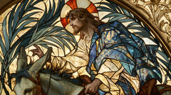 Jesus Enters Jerusalem – Sacred Art Nouveau · Landscape no. 9