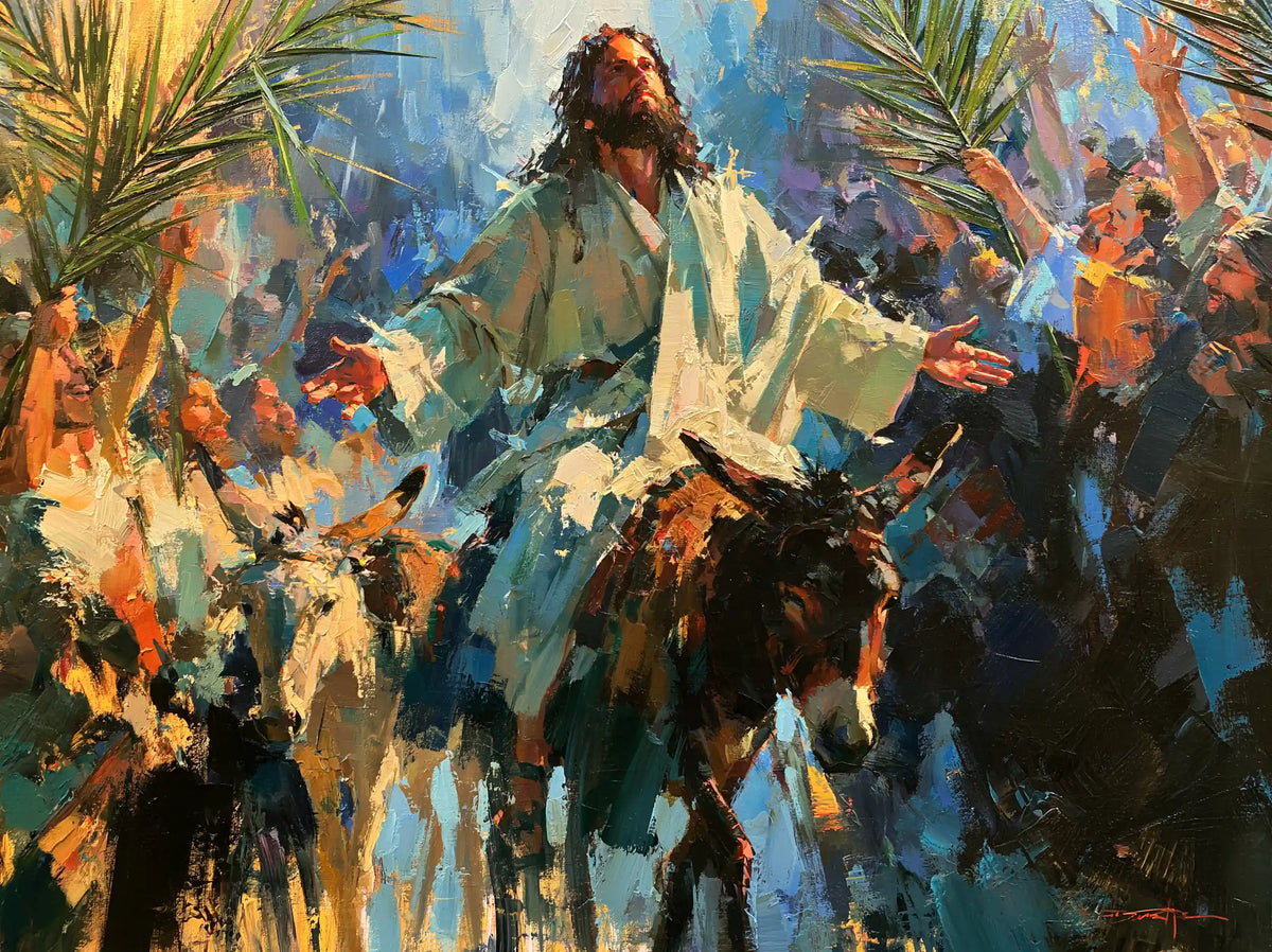 Jesus Enters Jerusalem – Expressionist · Landscape no. 3