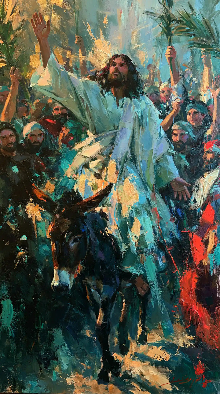 Jesus Enters Jerusalem – Expressionist · Portrait no. 4
