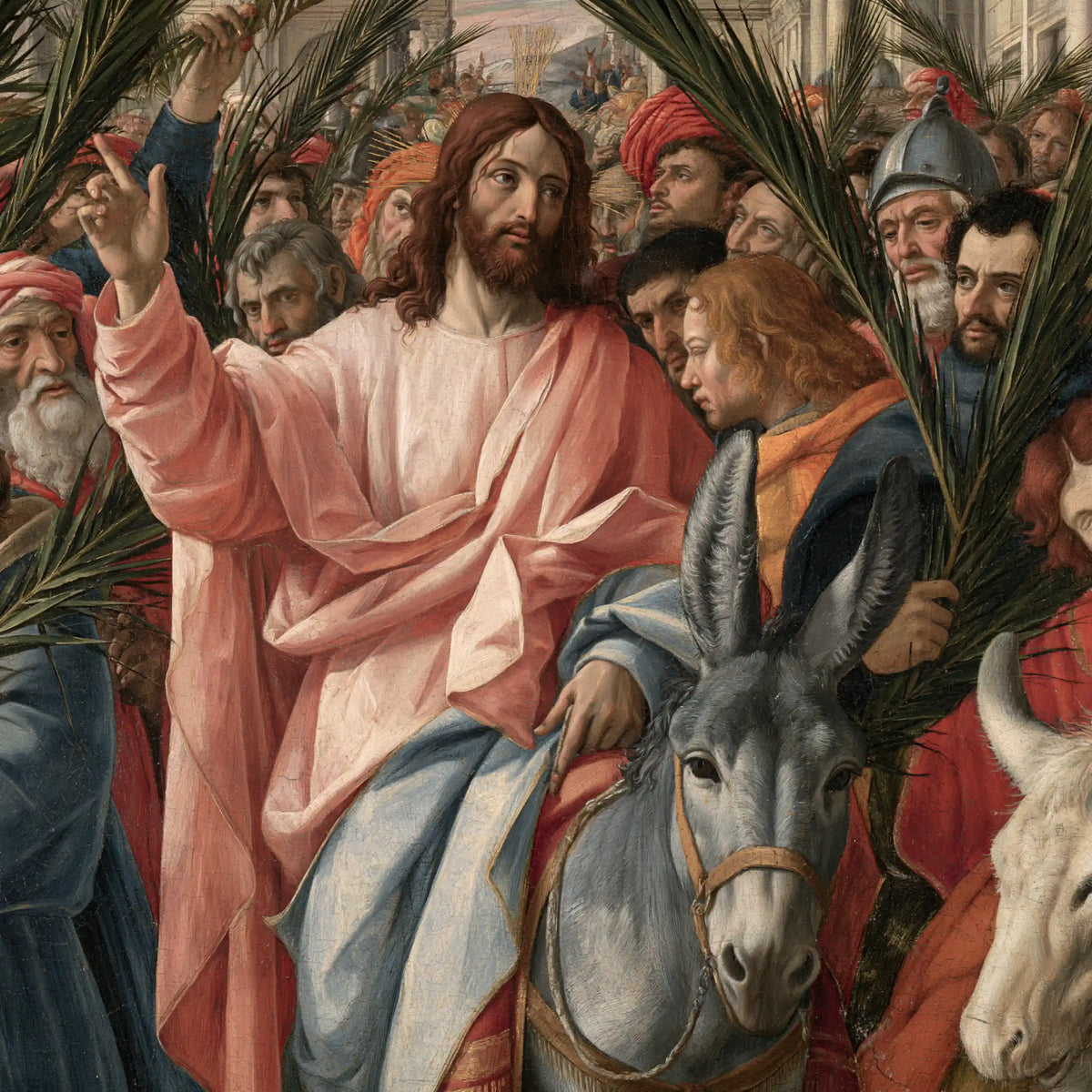 Jesus Enters Jerusalem – Florentine Renaissance · Square no. 4