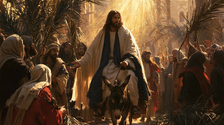 Jesus Enters Jerusalem – Sacred Gold · Landscape no. 15
