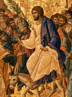 Jesus Enters Jerusalem – Sacred Gold · Portrait no. 14