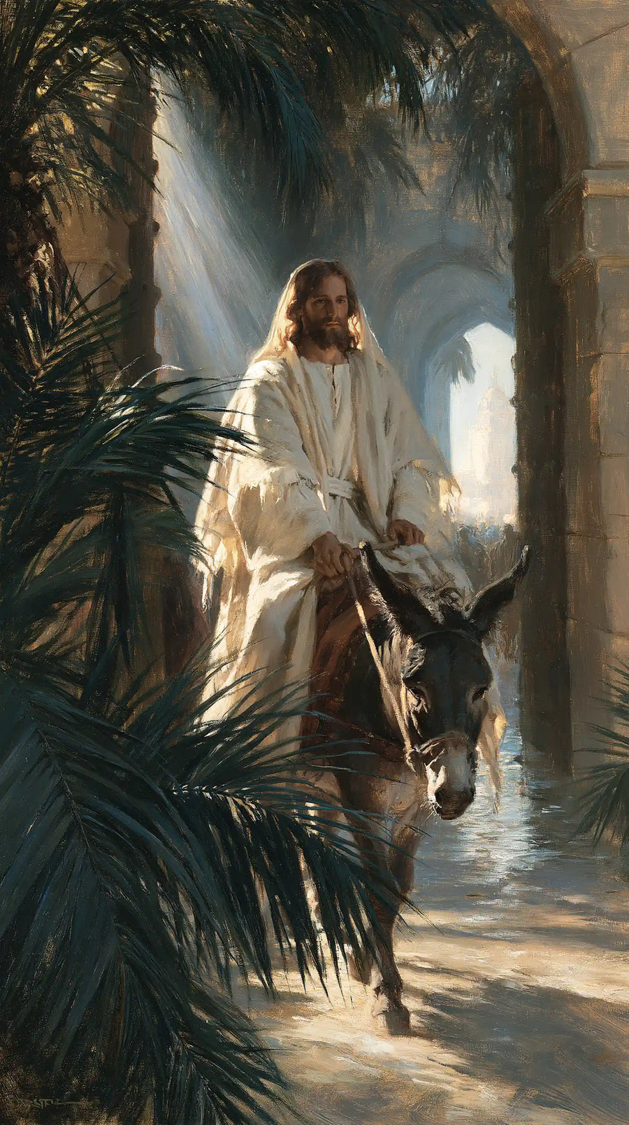 Jesus Enters Jerusalem – Symbolist · Portrait no. 2