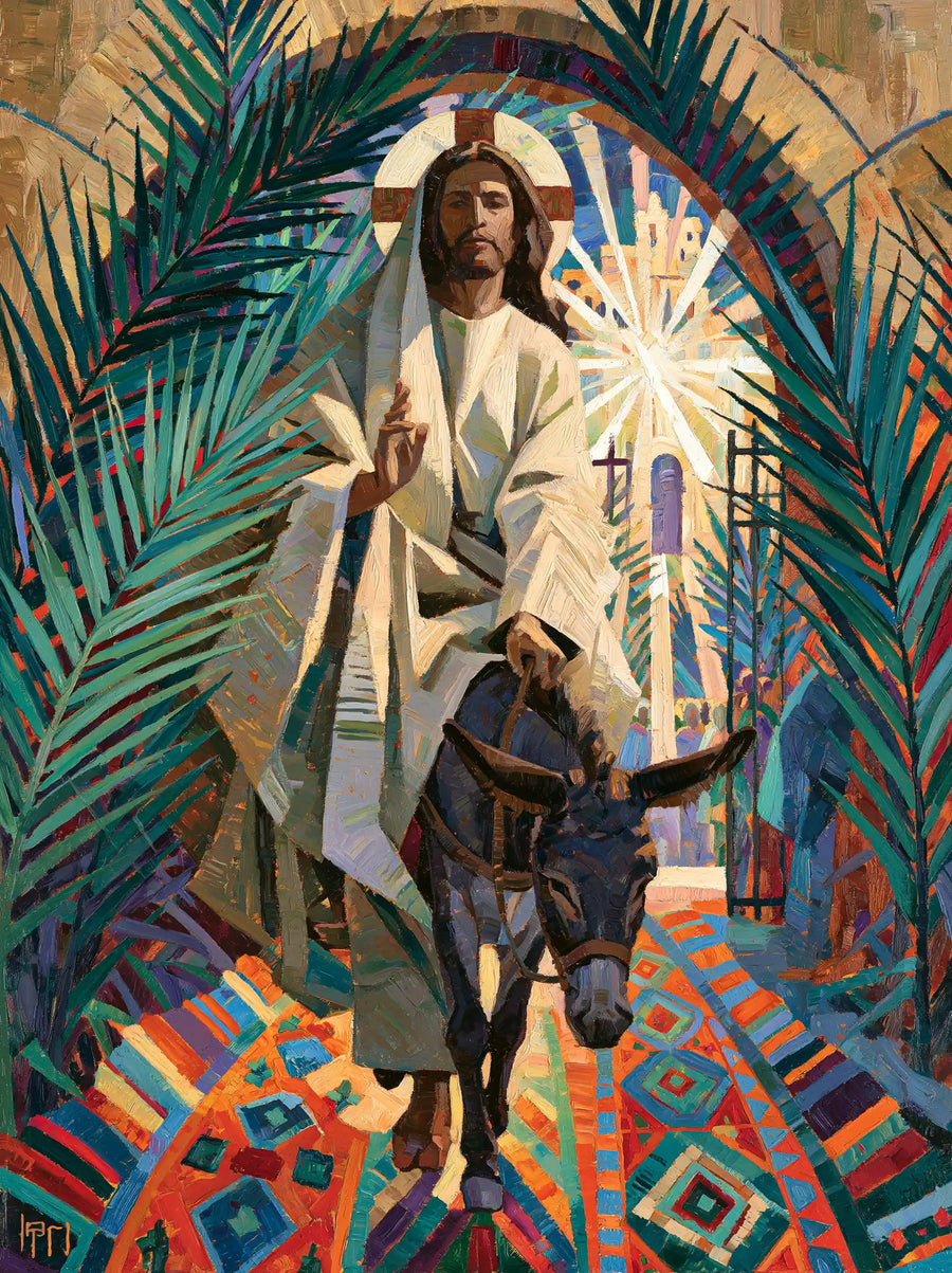 Jesus Enters Jerusalem – Symbolist · Portrait no. 7