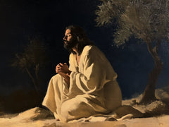 Jesus in Gethsemane — Waiting beside the Olive Tree
