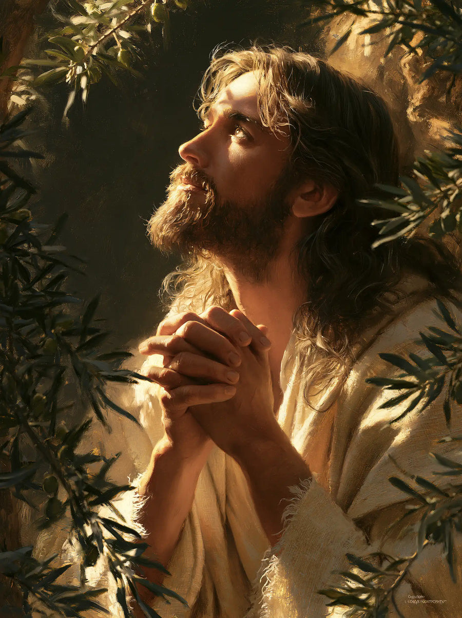 Jesus in Gethsemane — The Fair Lock beneath the Boughs
