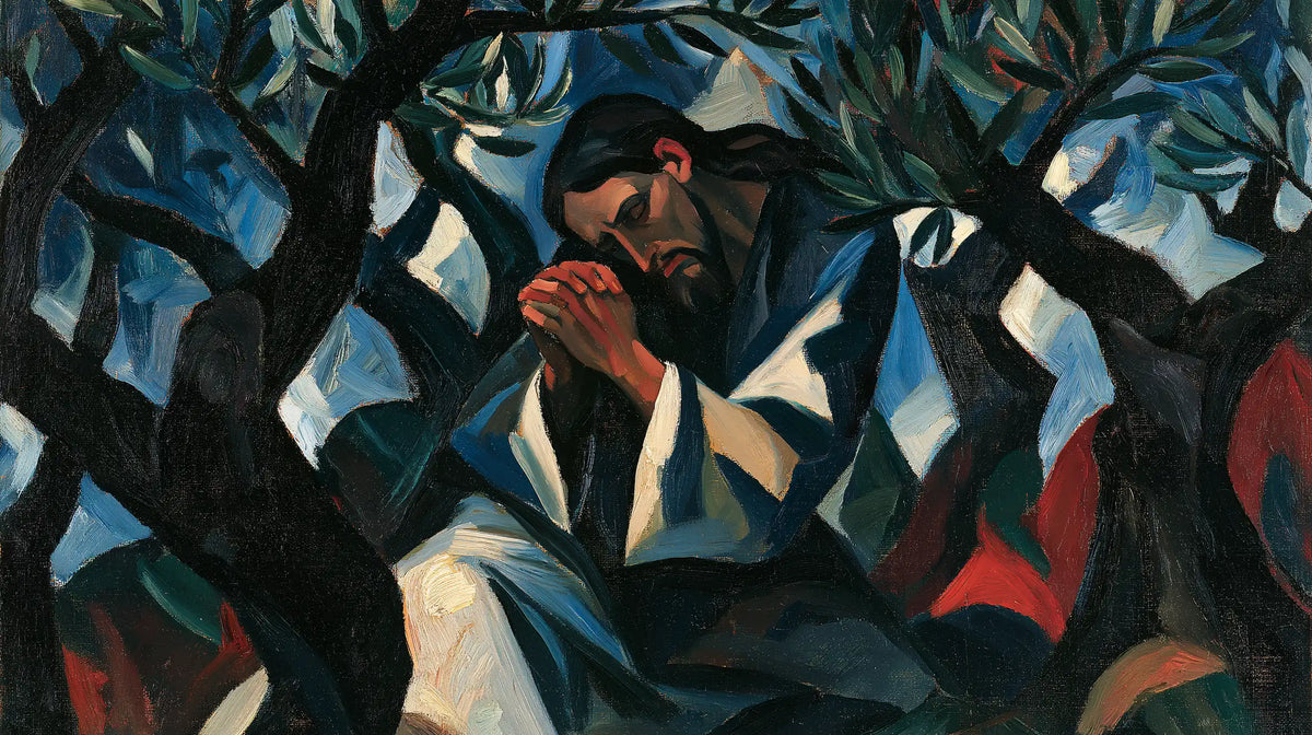 Jesus in Gethsemane — Pale Sleeves at the Heart of Turmoil