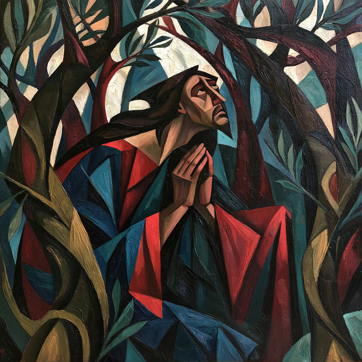 Jesus in Gethsemane — The Gaze in the Prismatic Forest