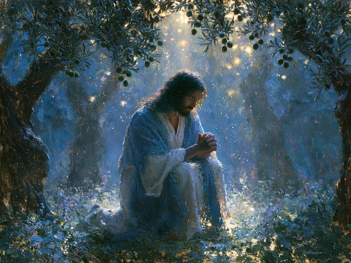 Jesus in Gethsemane - Impressionist · Landscape n° 3