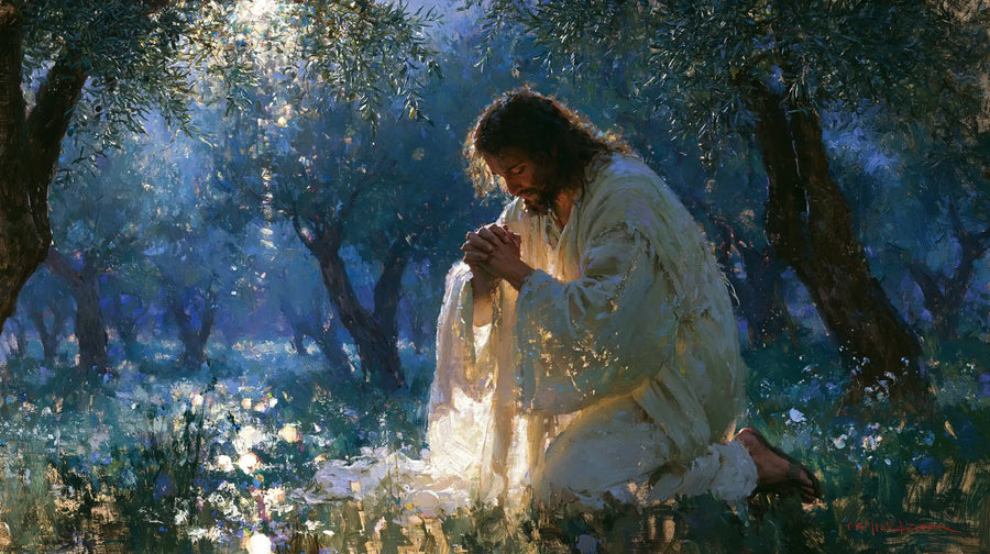 Jesus in Gethsemane - Impressionist · Landscape n° 12