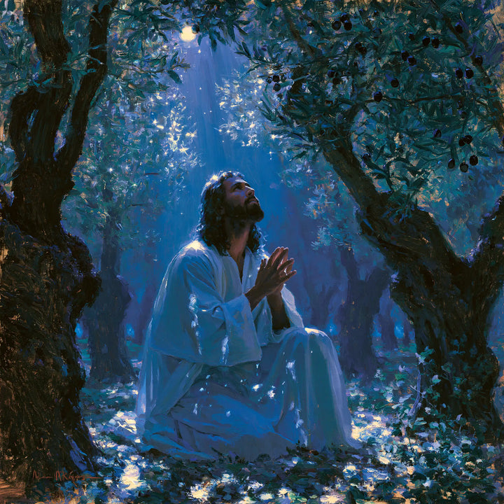 Jesus in Gethsemane — The Gaze toward the Height of Night