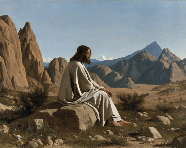 Jesus in the Desert - Florentine Renaissance · Landscape n° 6