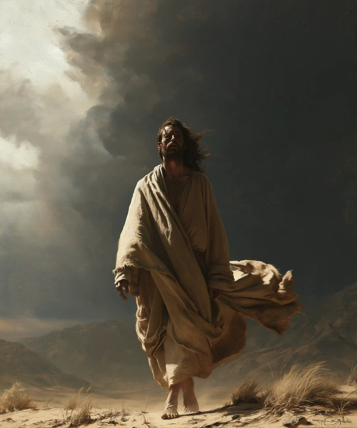 Jesus in the Desert — The Call of the Luminous Opening
