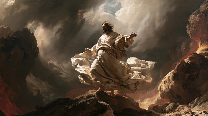 Jesus in the Desert - Theatrical Baroque · Landscape n° 19