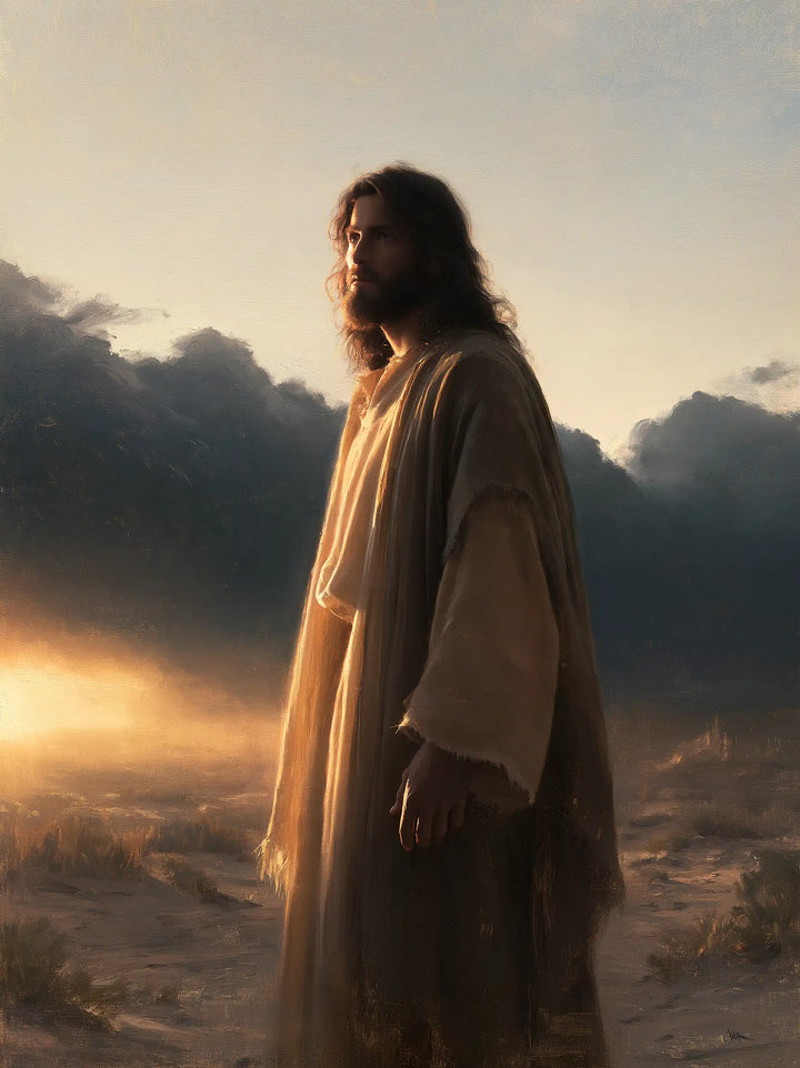 Jesus in the Desert - Victory Over Temptation · Portrait n° 29