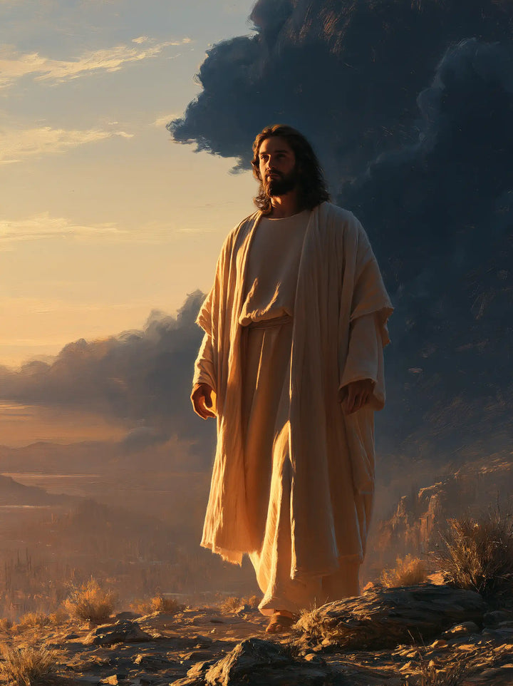 Jesus in the Desert - Victory Over Temptation · Portrait n° 30