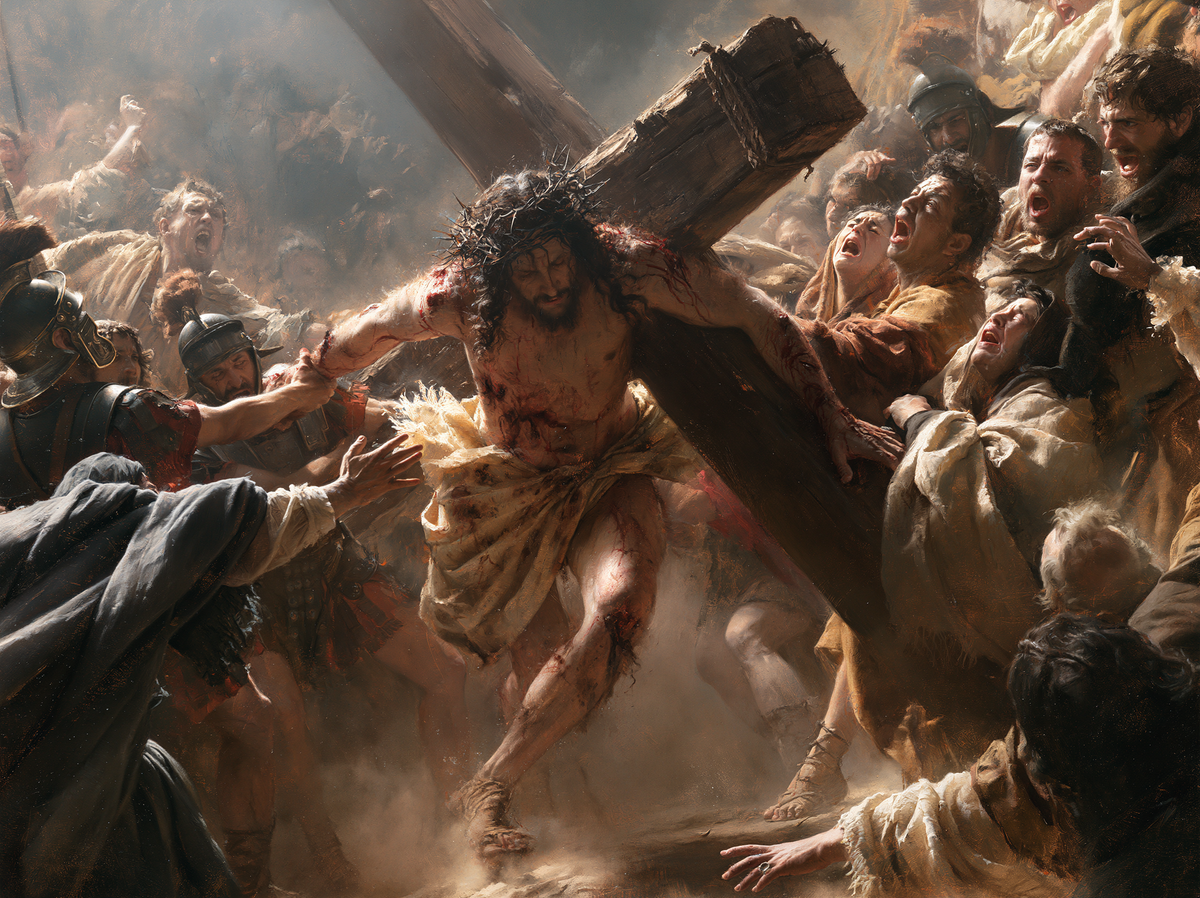 The Stations of the Cross - Explosion of movement · Landscape n° 9 — aperçu de la finition sélectionnée